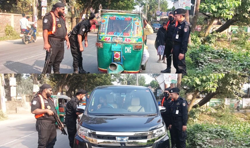 কুমিল্লায় র‌্যাবের নিরাপত্তা জোরদার